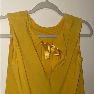Yellow Sleeveless Women's Top